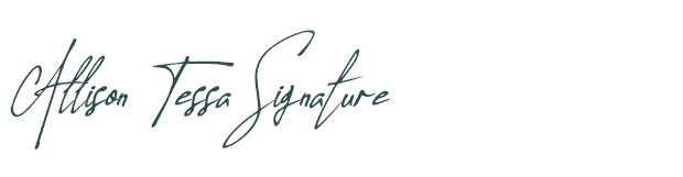 Font Preview Image for Allison Tessa Signature