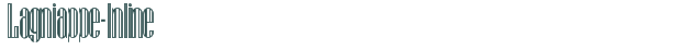 Font Preview Image for Lagniappe-Inline