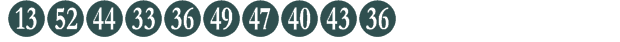 Font Preview Image for Numberpile